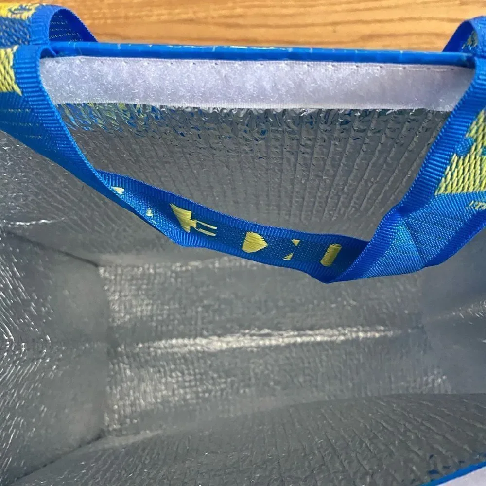 IKEA Large Insulated Shopping Tote – Hard to Find, Velcro Closure, NWT